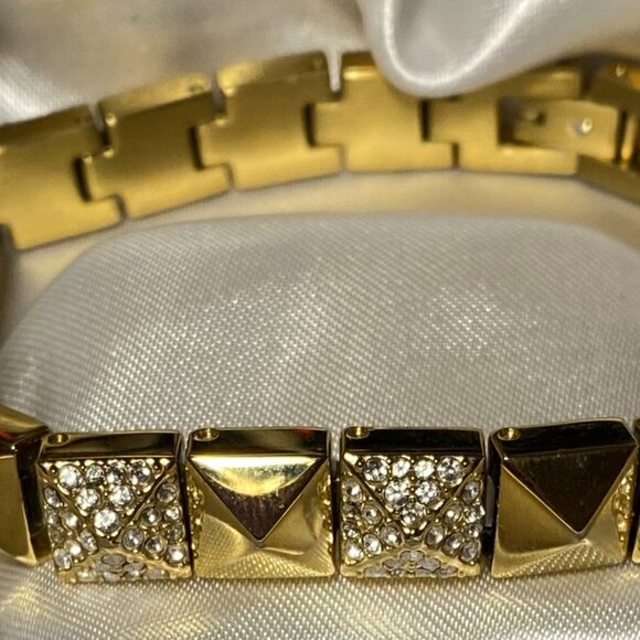 Michael Kors Gold Tone Link Bracelet - Picture 12 of 16